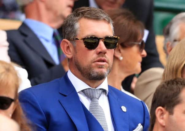 Golfer Lee Westwood pictured at Wimbledon this week. Picture: Adam Davy/PA Wire