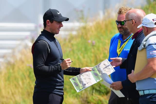 World No 4 Rory McIlroy is the star attraction in this week's Aberdeen Asset Management Scottish Open at Dundonald Links. Picture: Getty Images
