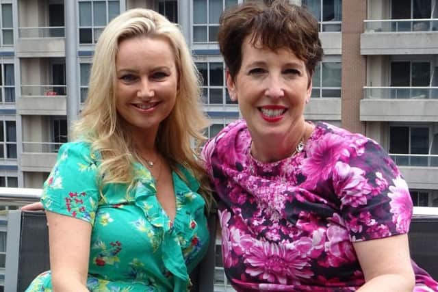 Beattie boss Laurna Woods, left, with Tartan Group founder Deirdre Campbell. Picture: Contributed