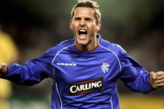 Peter Lovenkrands has returned to Rangers as a coach. Picture: JOSE JORDAN/AFP/Getty Images