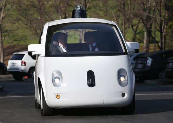 Driverless electric cars powered by the road are on the way. Picture: Justin Sullivan/Getty Images