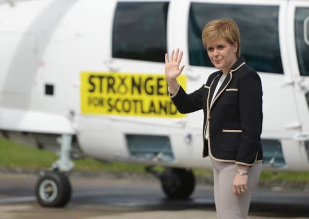 Nicola Sturgeon finds herself in a predicament, says Keith Howell. Picture: SWNS.