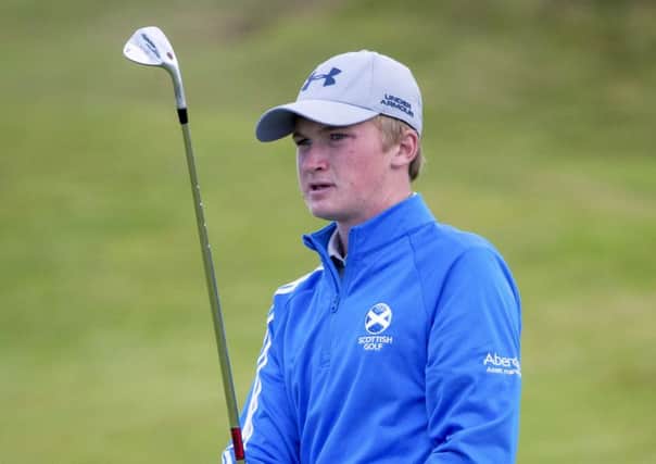Teenager Sandy Scott is the only amateur in the field for this week's Scottish Open. Picture: Kenny Smith/SNS