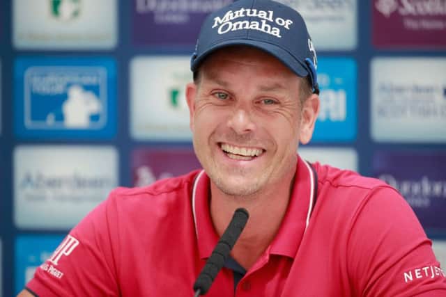 Henrik Stenson spoke about the question of Scottish Open venues at his press conference for this week's event at Dundonald Links. Picture: Getty Images
