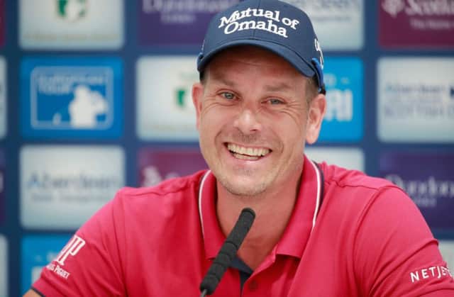 Henrik Stenson spoke about the question of Scottish Open venues at his press conference for this week's event at Dundonald Links. Picture: Getty Images