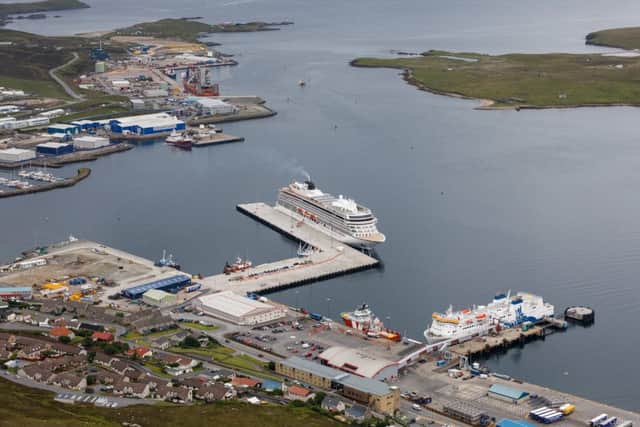 Lerwick Harbour has underwent its biggest expansion in 140 years