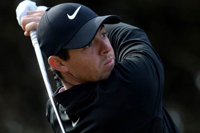 Rory McIlroy shot 74 on day one of the Scottish Open at Dundonald Links. Picture: Mark Runnacles/PA Wire