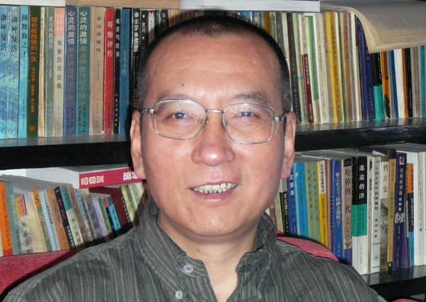 Chinese dissident Liu Xiaobo (AP Photo/Kyodo News, File)