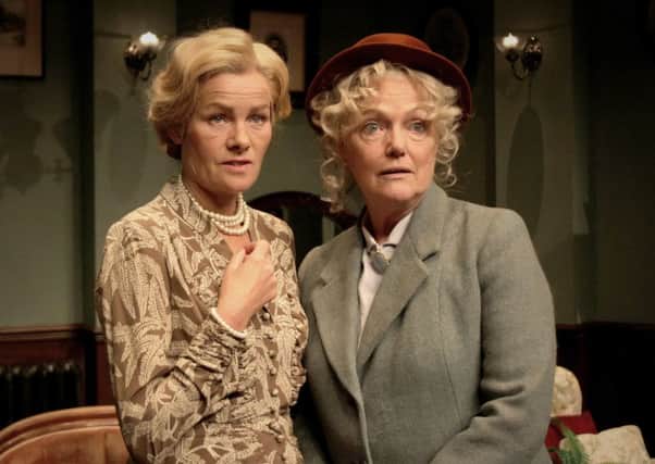 Louise Jameson (right) delivers a beguiling central performance as Miss Marple