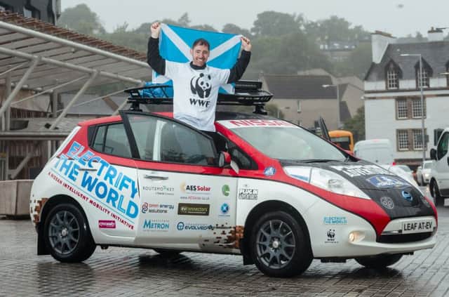 Chris Ramsey will become the first person to enter an electric vehicle in the Mongol Rally. Picture: Maverick Photo Agency.