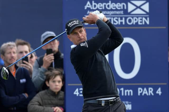 Henrik Stenson is the defending Open champion