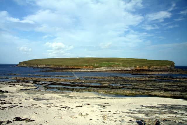 Brough of Birsay, which is accessible on foot at low tide. Picture: Wikicommons