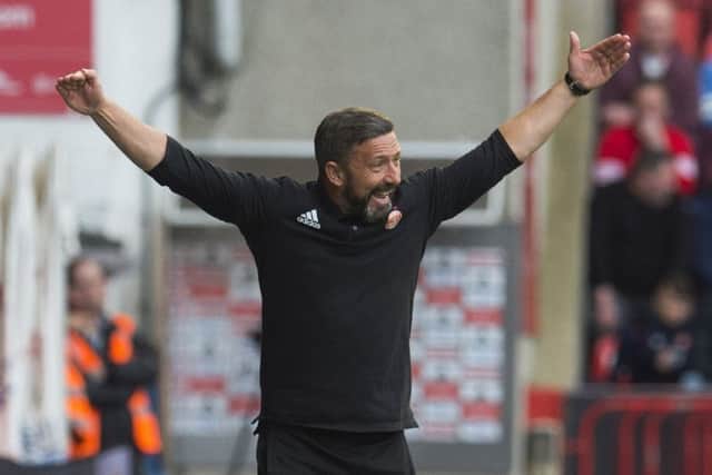 Aberdeen manager Derek McInnes on the touchline. Picture: Craig Foy/SNS