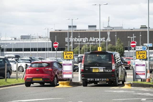 Edinburgh Airport drop-off charges are the most expensive in Scotland, a survey has found