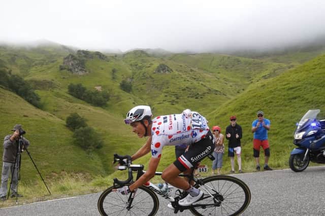 France's Warren Barguil on stage 13. Picture: Peter Dejong/AP