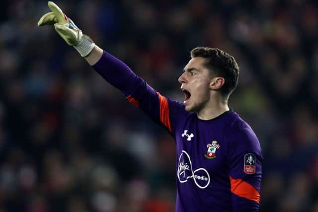 Harry Lewis in action for Southampton against Arsenal in last season's FA Cup. Picture: Bryn Lennon/Getty Images