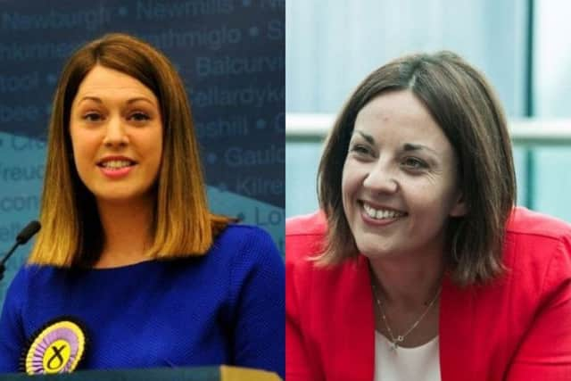 Jenny Gilruth, left, and Scottish Labour leader Kezia Dugdale. Pictures: TSPL