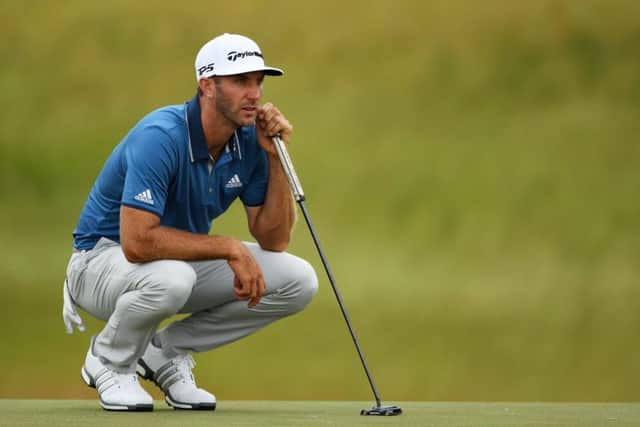 American Dustin Johnson is hoping to make a big impact at the Open this week. Picture: Ross Kinnaird/Getty Images)