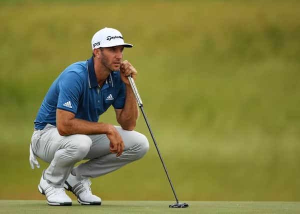 American Dustin Johnson is hoping to make a big impact at the Open this week. Picture: Ross Kinnaird/Getty Images)