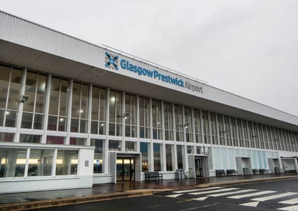 An Air France flight has been forced to make an emergency landing at Glasgow Prestwick. Picture: John Devlin