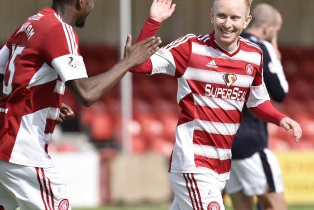 Ali Crawford was on the scoresheet for Hamilton Acccies. Picture: SNS/Rob Casey