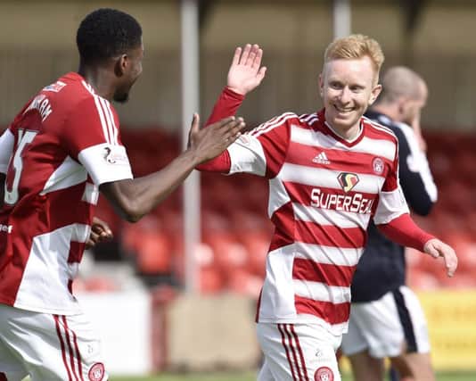 Ali Crawford was on the scoresheet for Hamilton Acccies. Picture: SNS/Rob Casey