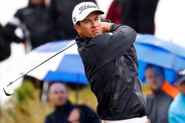 Adam Scott, in action at the Scottish Open, had a bad start to his first Open Championship. Picture: Gregory Shamus/Getty Images