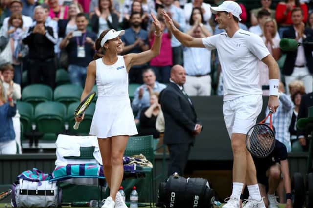 Jamie Murray and Martina Hingis both have a history of doubles success. Picture: Getty.