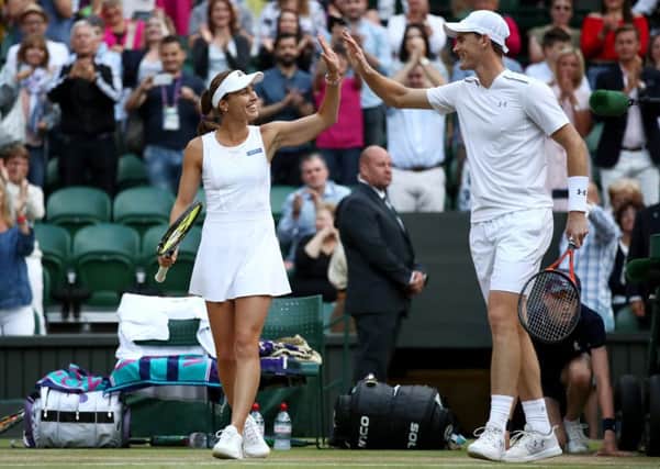 Jamie Murray and Martina Hingis both have a history of doubles success. Picture: Getty.
