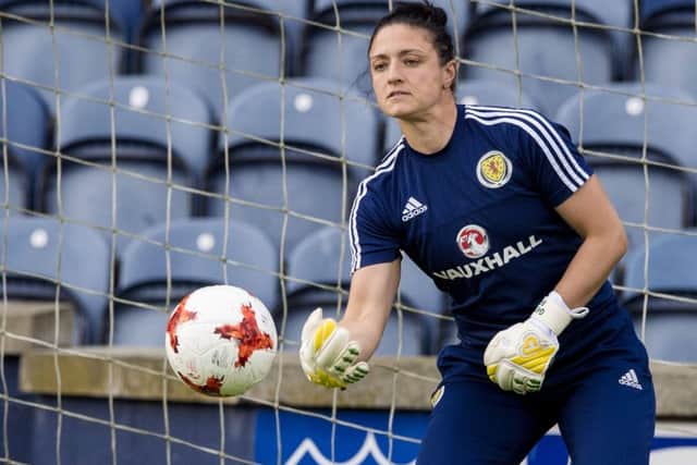 Scotland's Gemma Fay reached her double century of caps at Stark's Park. Picture: Paul Devlin/SNS