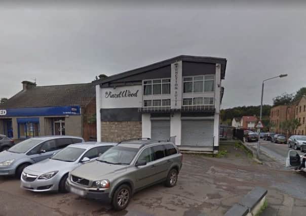 The attack took place outside the Hazelwood Bar on Nitshill Road. Picture: Google