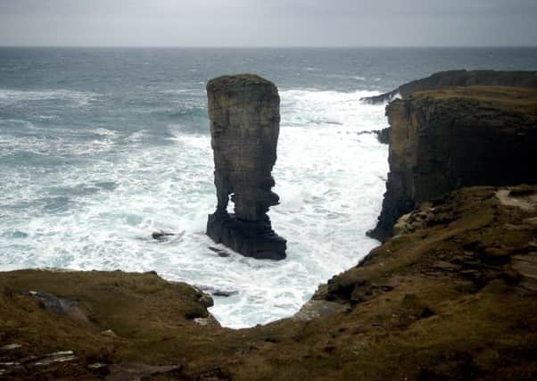 Yesnaby Castle sea-stack, West Mainland, Orkney.
 Picture: Jane Barlow