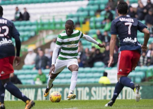 Olivier Ntcham in action for Celtic. Picture: SNS/Alan Harvey