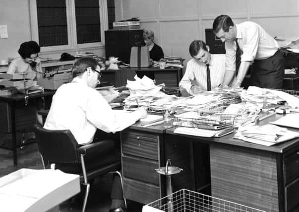 Scotsman journalists work on the paper at North Bridge in September 1966. Impartial journalism is more important than ever before, writes David Walsh. Picture: TSPL