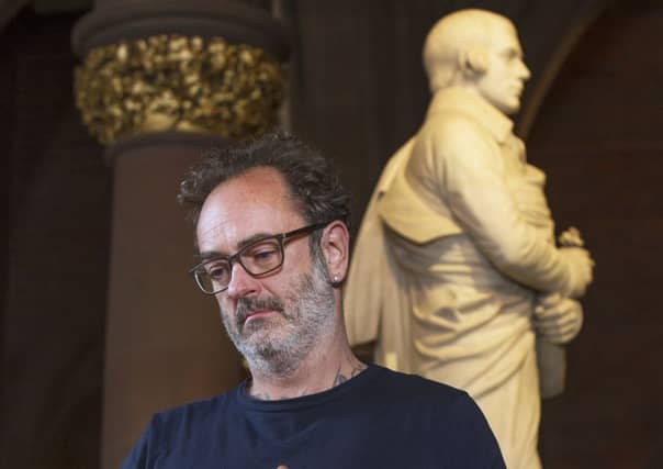 Douglas Gordon at the Scottish National Portrait Gallery. Picture: Neil Hanna