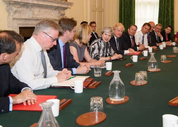 Theresa May will remind ministers at Tuesday's cabinet meeting of the importance of keeping their discussions private. Picture: Leon Neal/PA Wire