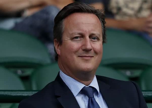 Britain's former Prime Minister David Cameron. Picture: Adrian Dennis
