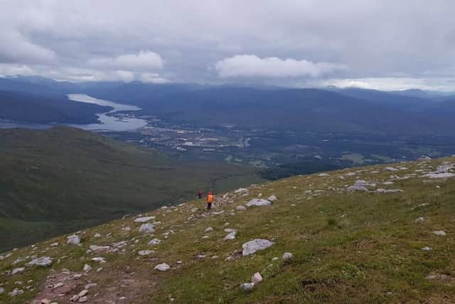 A view taken during the Munro-bagging adventure. Picture: Supplied.