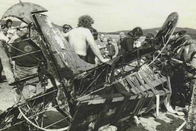 The Spitfire was recovered in 1982.