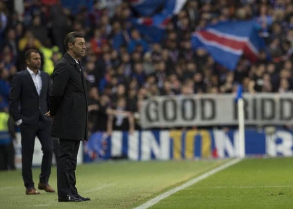 Rangers won the first leg 1-0 at Ibrox before being eliminated after a 2-0 defeat in Luxembourg. Picture: SNS