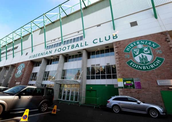 Hibs football ground on Easter Road is one of the more unusual venues for a Fringe show. Picture: Lisa Ferguson