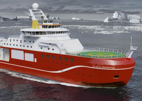 EnerMech will install hydraulic systems on the RRS Sir David Attenborough. Picture: NERC/PA Wire