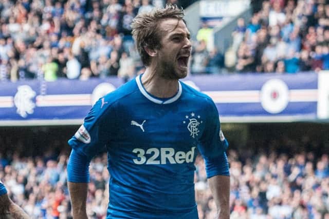 Niko Kranjcar was told to leave the pitch by the referee. Picture: John Devlin