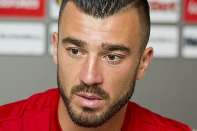 New Hamilton signing Xavier Tomas. Picture: SNS