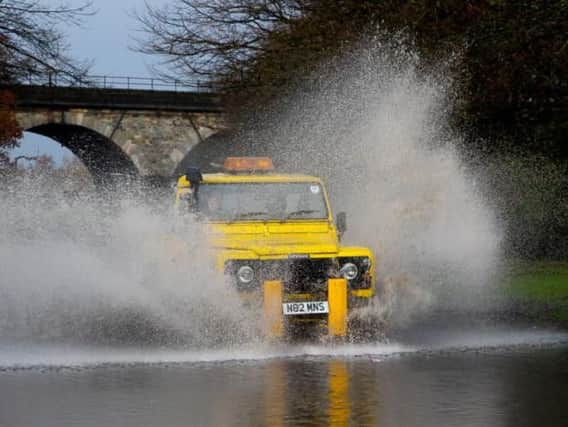 A heavy rain warning has been extended to Scotland after flooding in England. Picture: The Scotsman