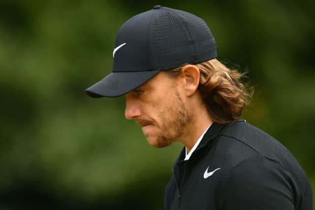 Tommy Fleetwood walks off the 15th tee. Pic: Dan Mullan/Getty Images