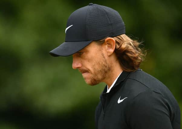 Tommy Fleetwood walks off the 15th tee. Pic: Dan Mullan/Getty Images
