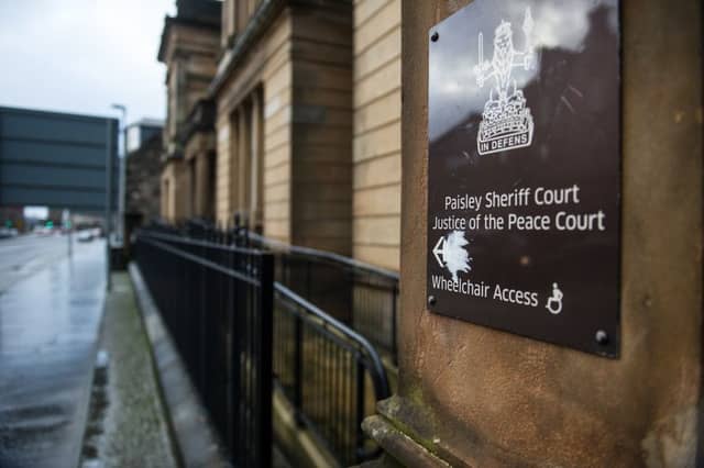 Mary Booth appeared at Paisley Sheriff Court. Picture: John Devlin