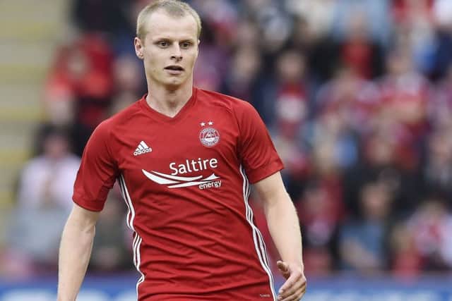 Gary Mackay-Steven's goal sealed Aberdeen's win. Picture: PA.