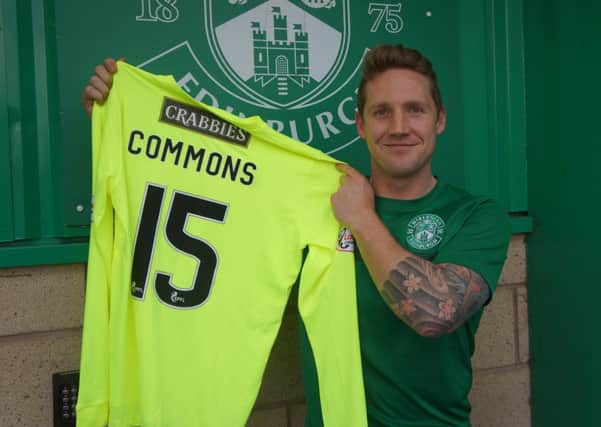 Kris Commons joined Hibs last season on a short-term emergency loan. Picture: Contributed